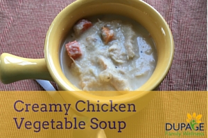 Creamy Chicken Vegetable Soup