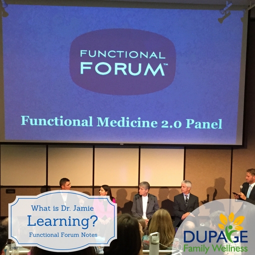 What Did Dr. Jamie Learn and the Functional Forum?