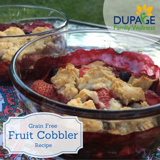 grain free fruit cobbler