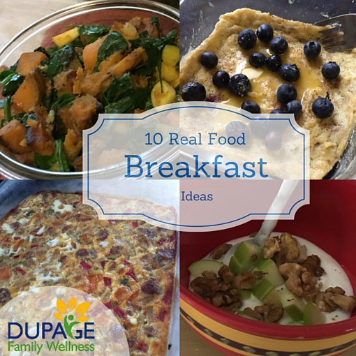 10 real food breakfast ideas