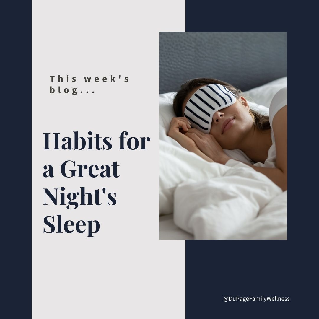 blog habits for a great nights sleep