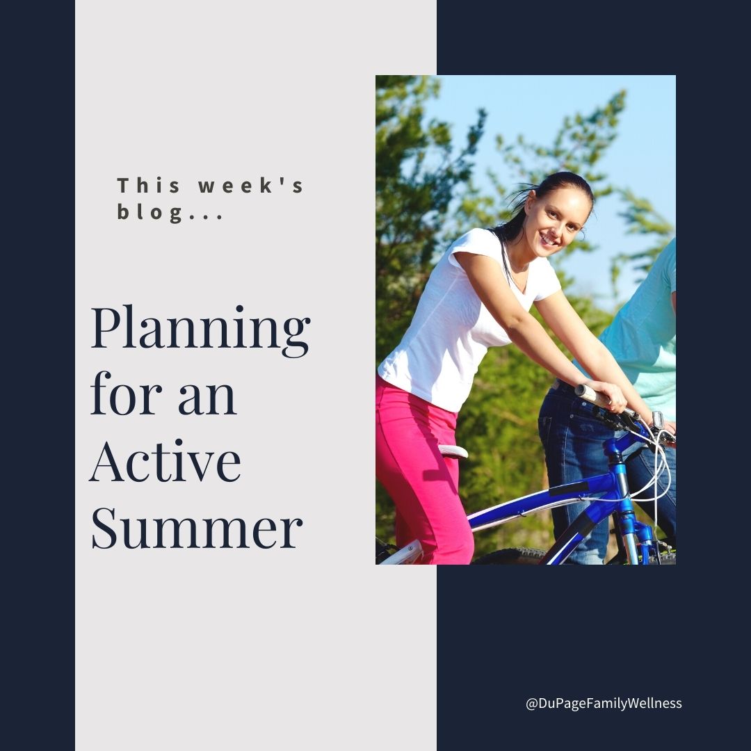 blog planning for an active summer