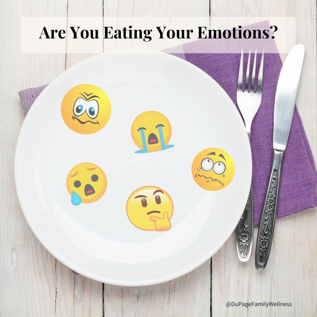 emotional eating emoji plate