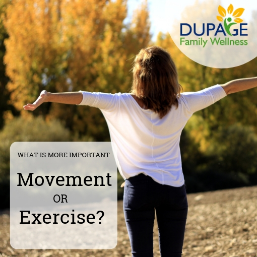 movement or exercise