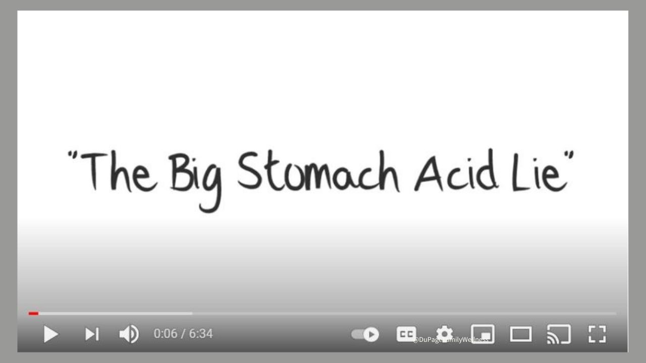 stomach acid lie video