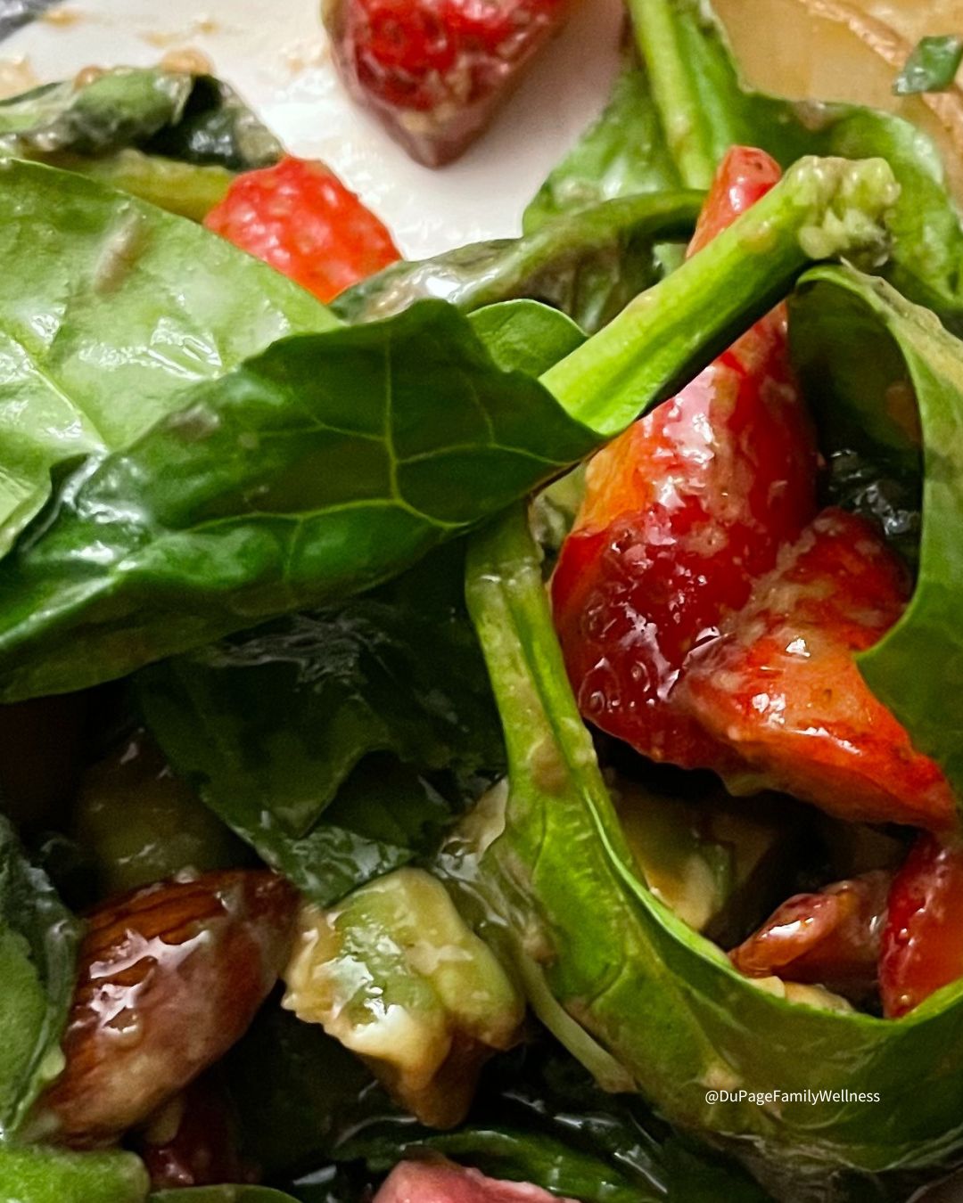 strawberry avocado salad mealime